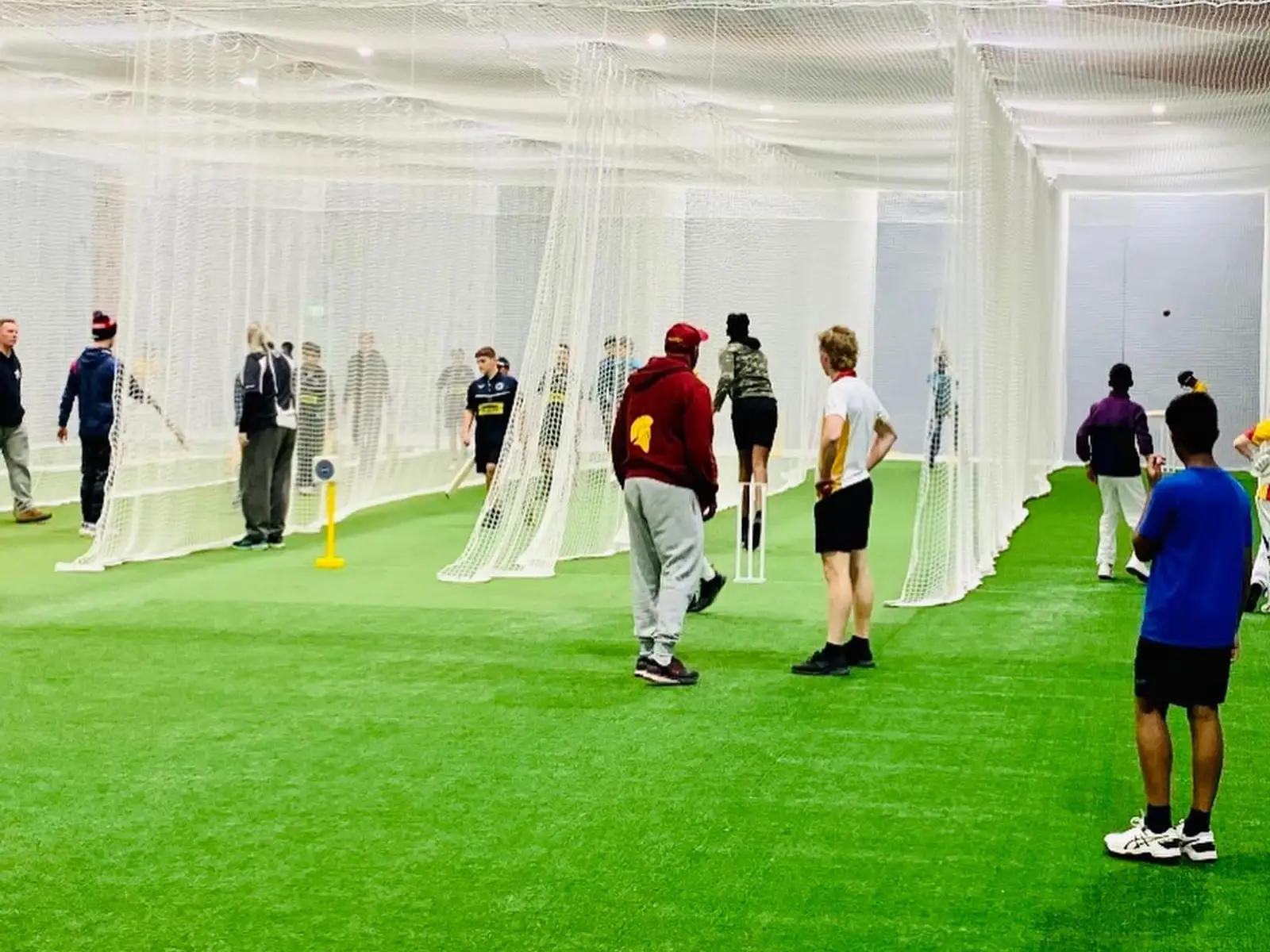 Indoor nets in use at the Hoppers Crossing centre