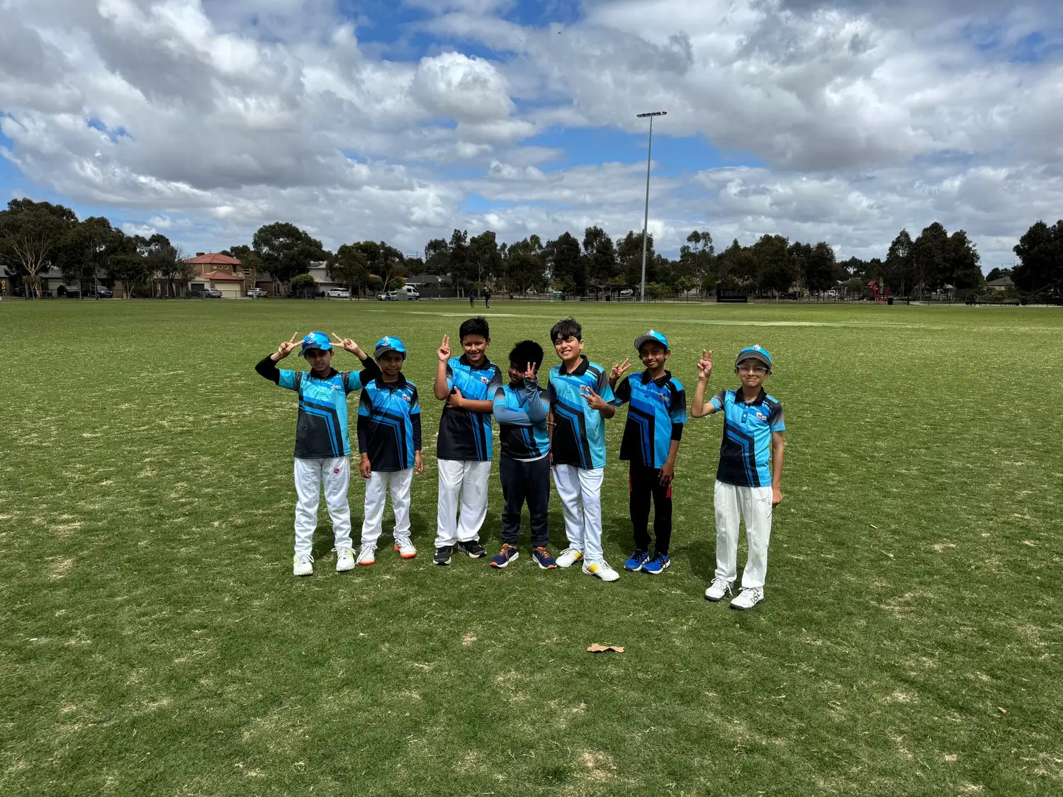 An Under-10 Elite team on the ground in 2024
